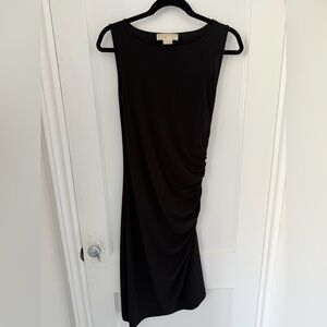 Michael Kors - Asymmetrical Size Zip Black  Dress - Size 8